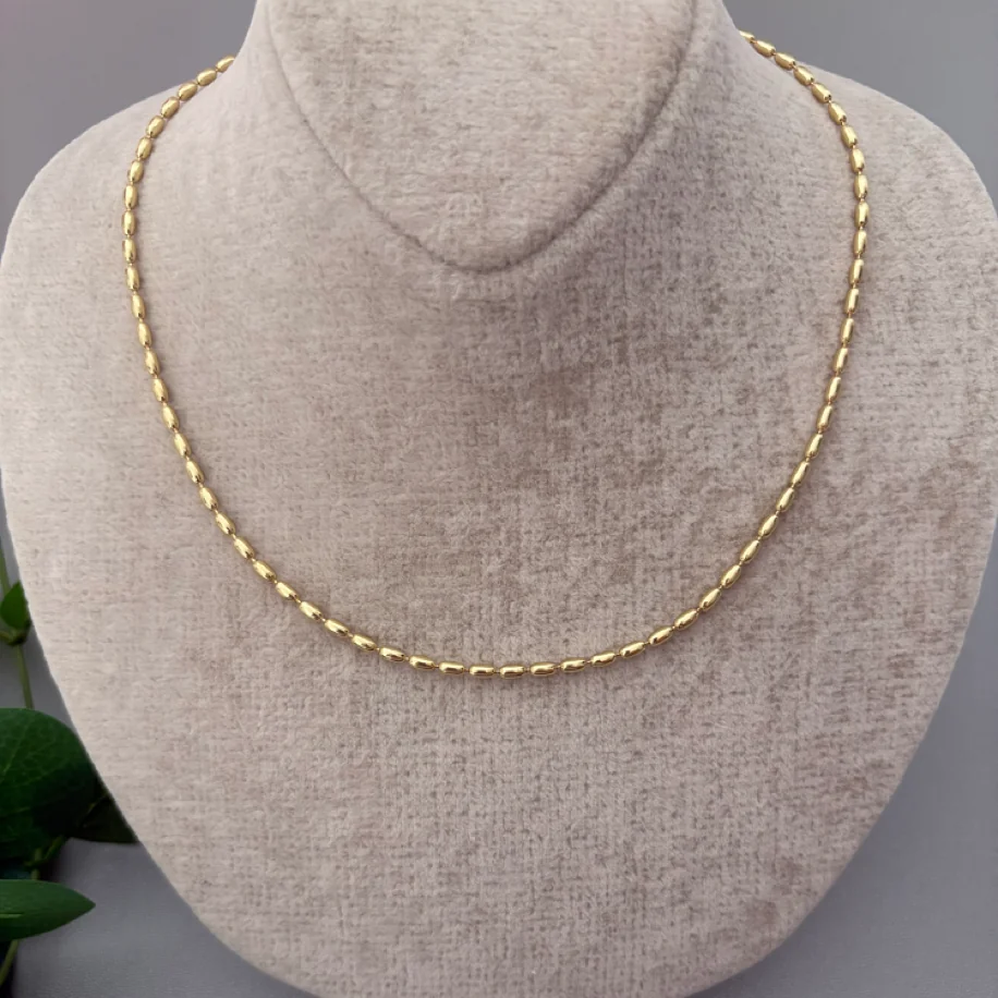 14K Kaplama Tırnak Makası Zincir Kolye 45 cm 14K Kaplama Tırnak Makası Zincir Kolye 45 cm