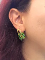 Mandala Desenli Etnik Küpe Modelleri