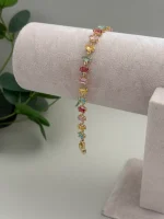 Renkli Kristal Taşlı Bileklik Modelleri