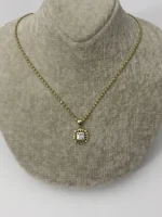 14K Kaplama Uçlu Kolye Modelleri 45 cm