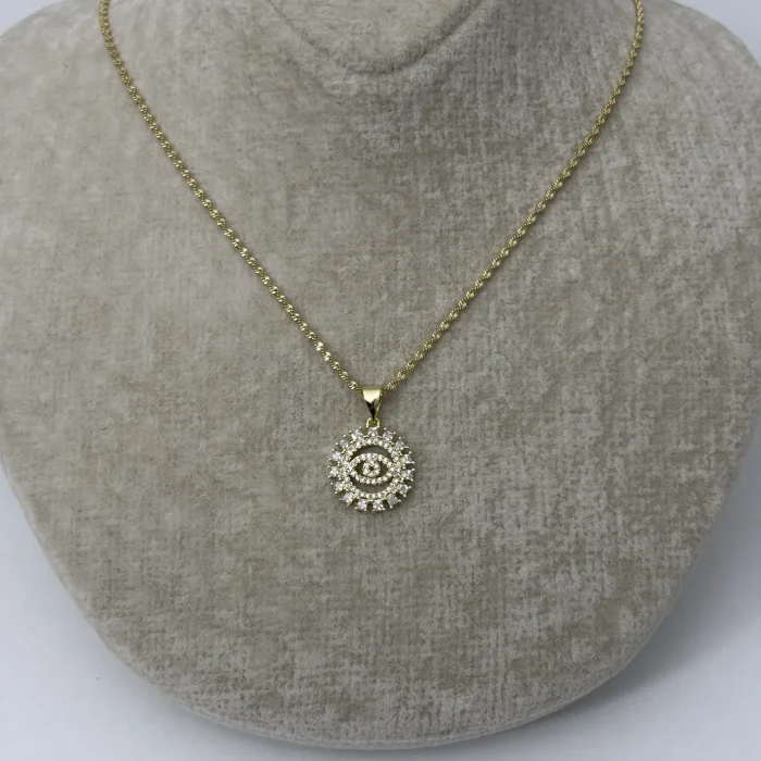 14K Kaplama Uçlu Kolye Modelleri 45 cm